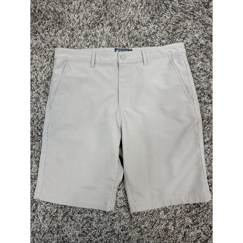 Kyodan Outdoor Shorts 32‎ Khaki Stretch Performance Hiking Casual 9”
